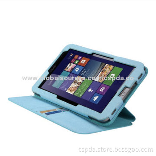 Hot-selling Back Standing Book Tablet PC Case for Acer Iconia W4-820, Easy Access to All Buttons